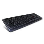 Klávesnice  USB slim black C-TECH CZ/SK KB-102