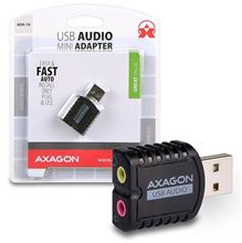 AXAGON ADA-10, USB2.0 - stereo audio MINI adapter