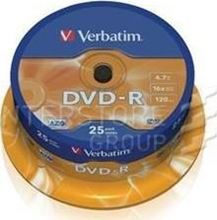 Verbatim DVD-R 25-Pack Spindle General Retail 16x 4.7GB
