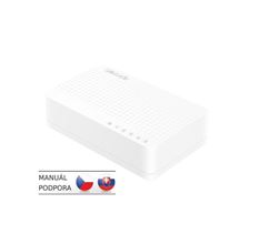 Switch (přepínač) Tenda S105 5 x 10/100 Mb/s Mini Eco Switch, Desktop, Auto MDI/MDIX, spotřeba do 1,5 Watt