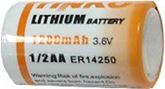 Baterie TINKO ER14250, 1/2AA(R6) 3,6V 1200mAh lithiová