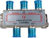 Rozbočovač IN/4x OUT 5-2400 MHz CE s F konektory