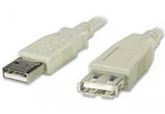 USB kabel prodlužovací, A-A, 0,5m
