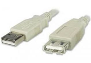 USB kabel prodlužovací, A-A, 15cm