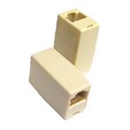 Spojka na síťový kabel 2 x RJ45 plast UTP Cat5E