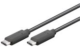 Nabíjecí a datový kabelUSB-C/male - USB-C/male, černý, 1m