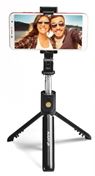 Bluetooth selfie tyč se stativem ALIGATOR HA12, černá