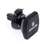 Magnetický držák mobilního telefonu do ventilační mřížky u auta SWISSTEN S-GRIP Air Vent M3 - 360° otočný - hranatý - černý #4