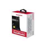 AXAGON CRE-SM4, USB externí StandReader čtečka kontaktních karet Smart card (eObčanka) #6