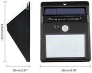 Solární svítidlo LED-20x s PIR čidlem nástěnné /Solární světlo/ #2