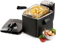 Fritéza nerezová černá DOMO DO1014FR #1